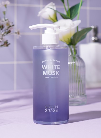 Green Grass Perfume Body Wash White Musk
